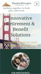 Mobile Screenshot of pensiondynamics.com